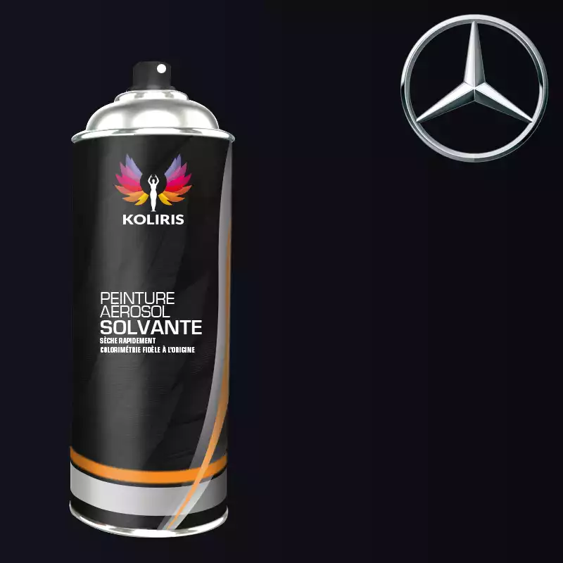 Bombe de peinture voiture solvant Mercedes Benz 400ml