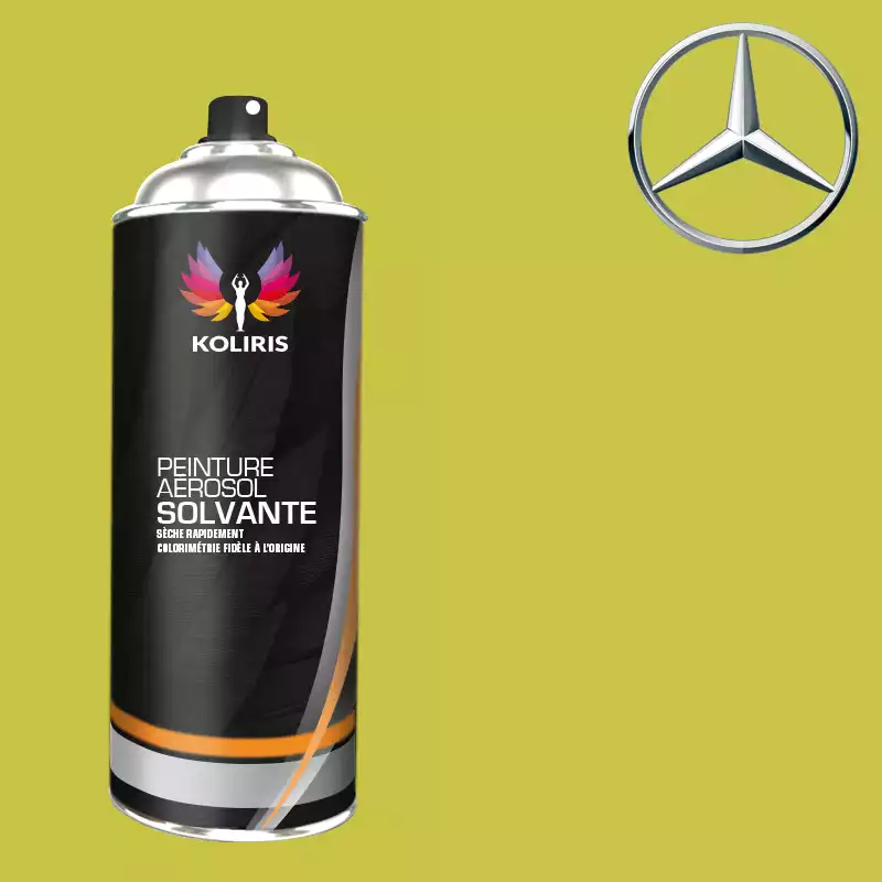 Bombe de peinture voiture solvant Mercedes Benz 400ml