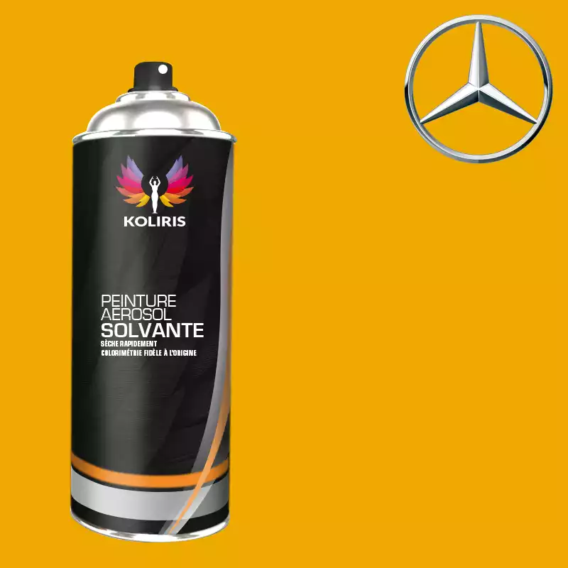 Bombe de peinture voiture solvant Mercedes Benz 400ml