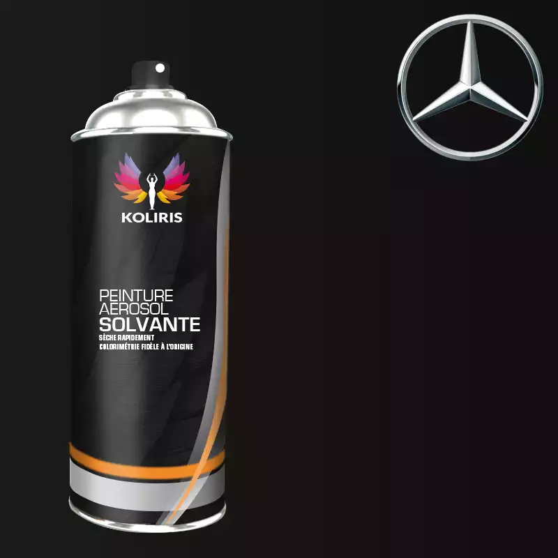 Bombe de peinture voiture solvant Mercedes Benz 400ml