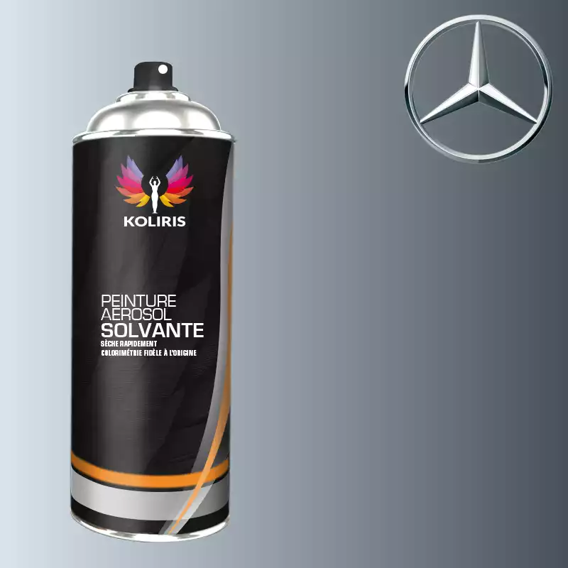 Bombe de peinture voiture solvant Mercedes Benz 400ml