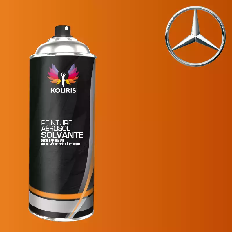 Bombe de peinture voiture solvant Mercedes Benz 400ml