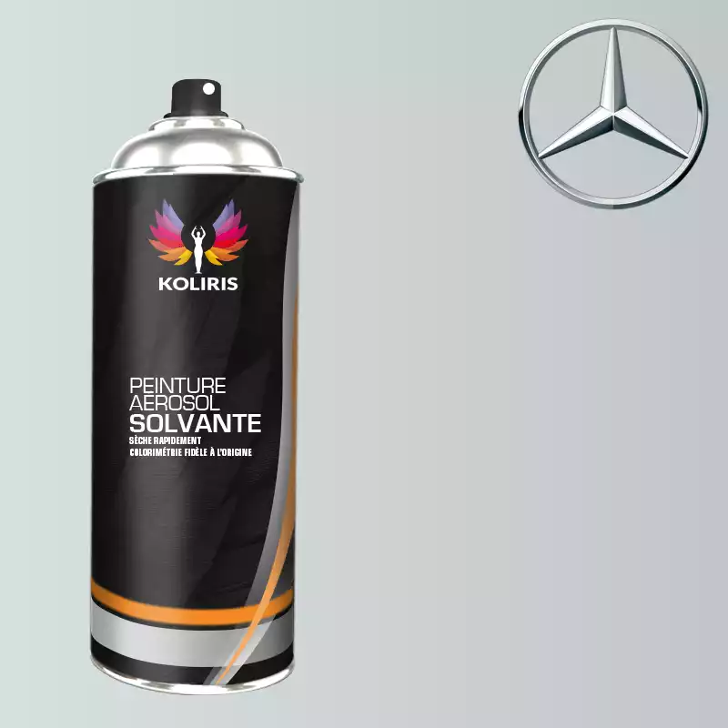 Bombe de peinture voiture solvant Mercedes Benz 400ml