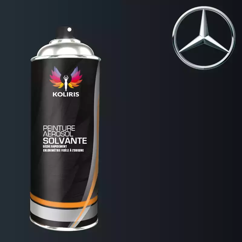 Bombe de peinture voiture solvant Mercedes Benz 400ml