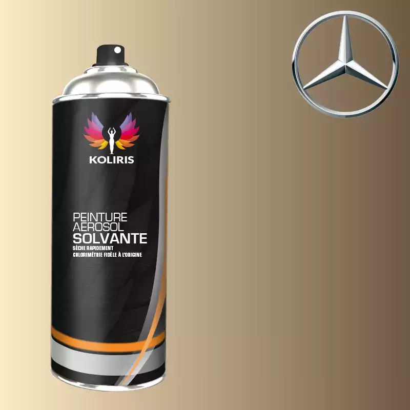 Bombe de peinture voiture solvant Mercedes Benz 400ml