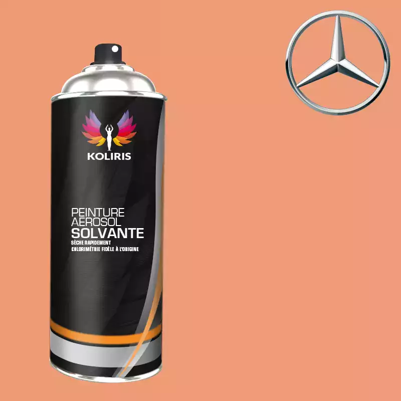 Bombe de peinture voiture solvant Mercedes Benz 400ml