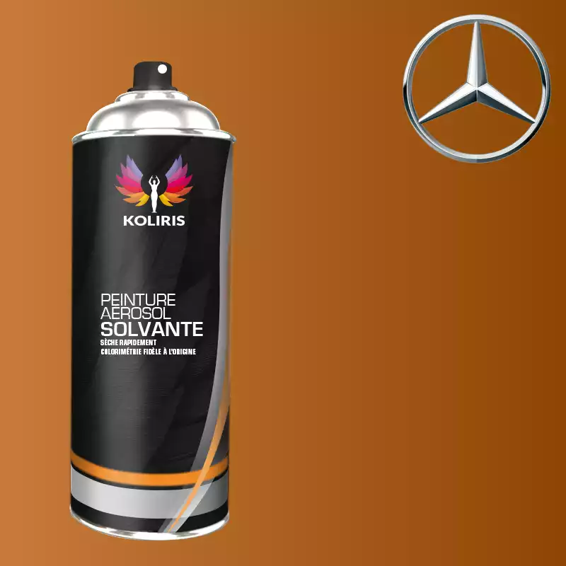 Bombe de peinture voiture solvant Mercedes Benz 400ml