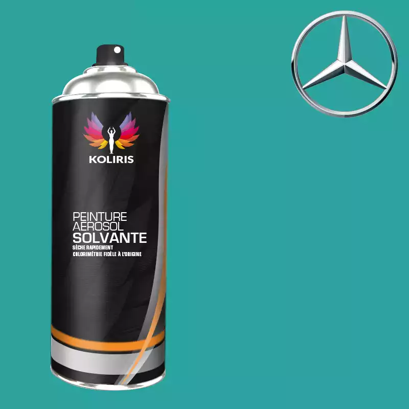 Bombe de peinture voiture solvant Mercedes Benz 400ml