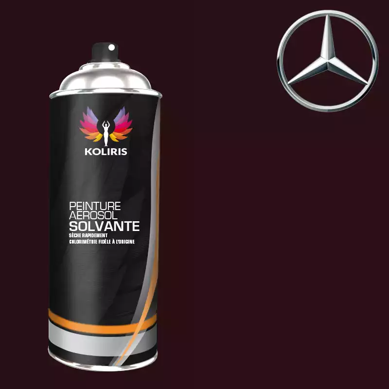 Bombe de peinture voiture solvant Mercedes Benz 400ml