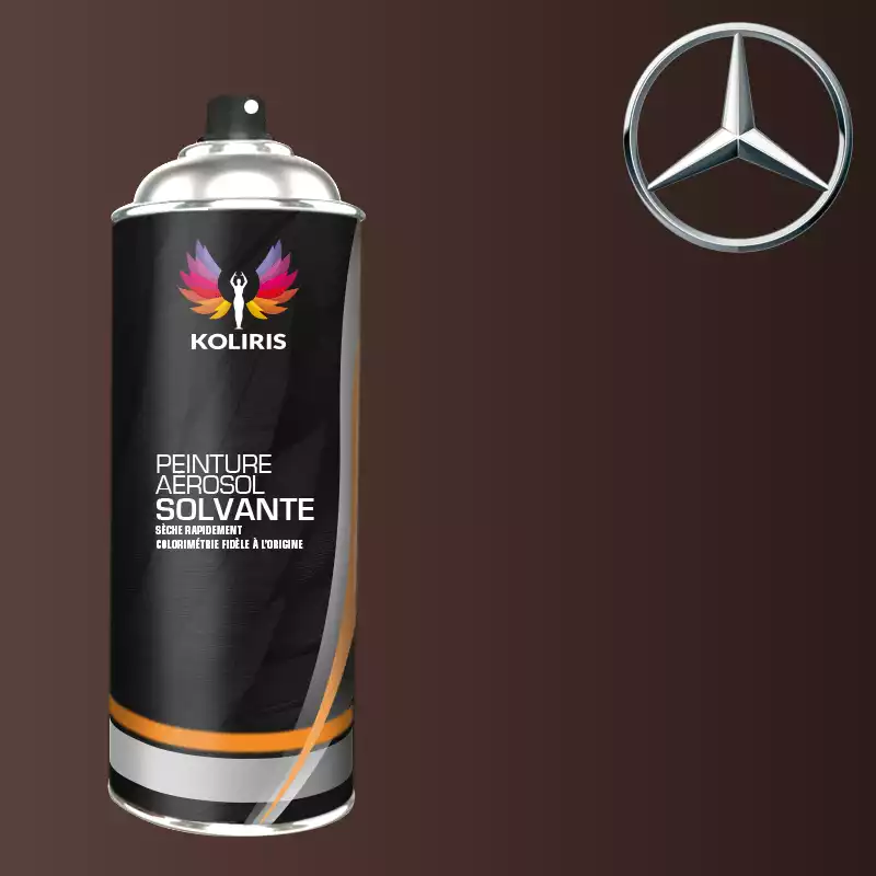 Bombe de peinture voiture solvant Mercedes Benz 400ml