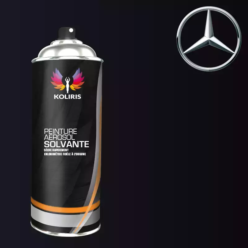 Bombe de peinture voiture solvant Mercedes Benz 400ml