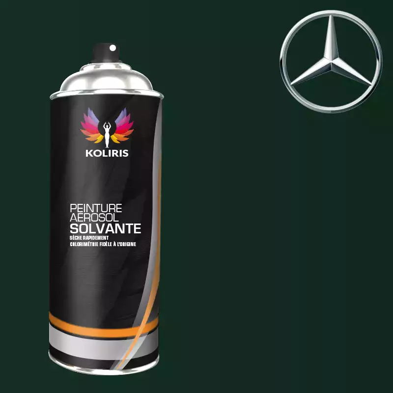 Bombe de peinture voiture solvant Mercedes Benz 400ml