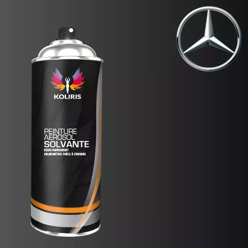 Bombe de peinture voiture solvant Mercedes Benz 400ml