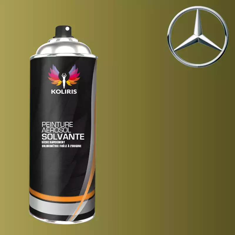 Bombe de peinture voiture solvant Mercedes Benz 400ml