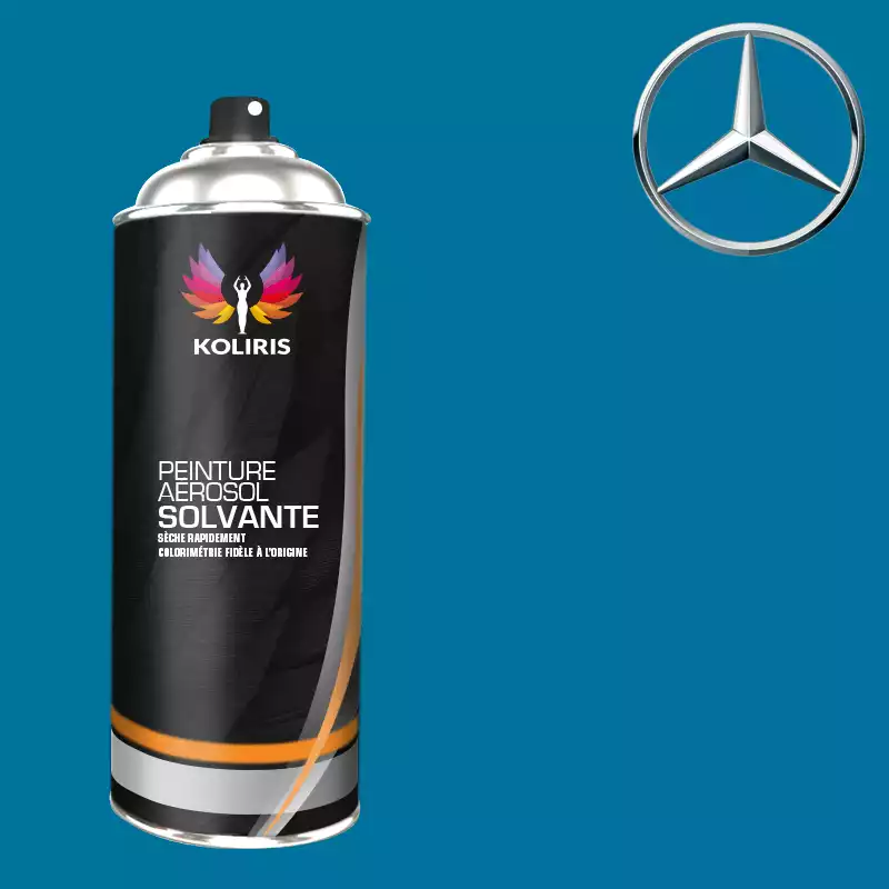 Bombe de peinture voiture solvant Mercedes Benz 400ml