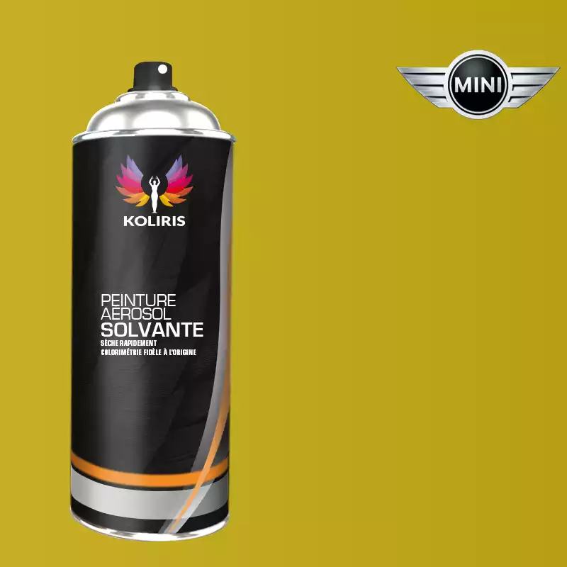 Bombe de peinture voiture solvant Mini 400ml