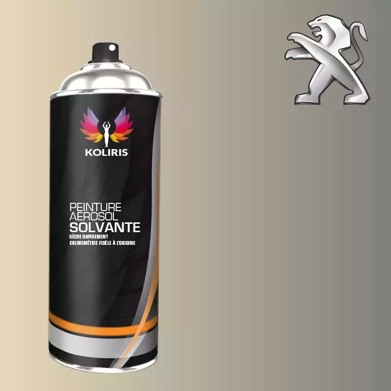 Bombe de peinture voiture solvant Peugeot 400ml