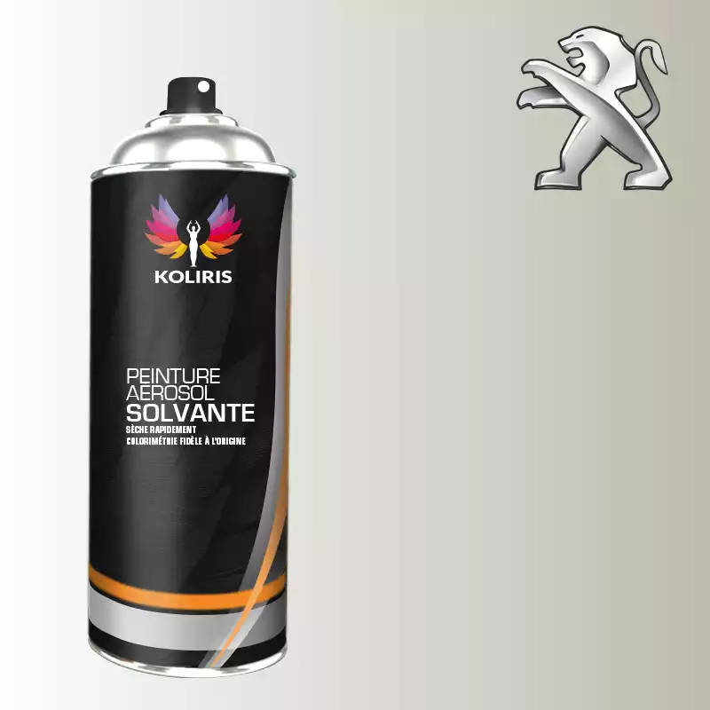 Bombe de peinture voiture solvant Peugeot 400ml