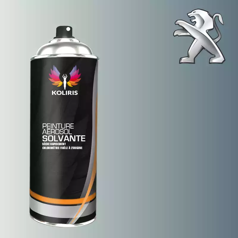 Bombe de peinture voiture solvant Peugeot 400ml