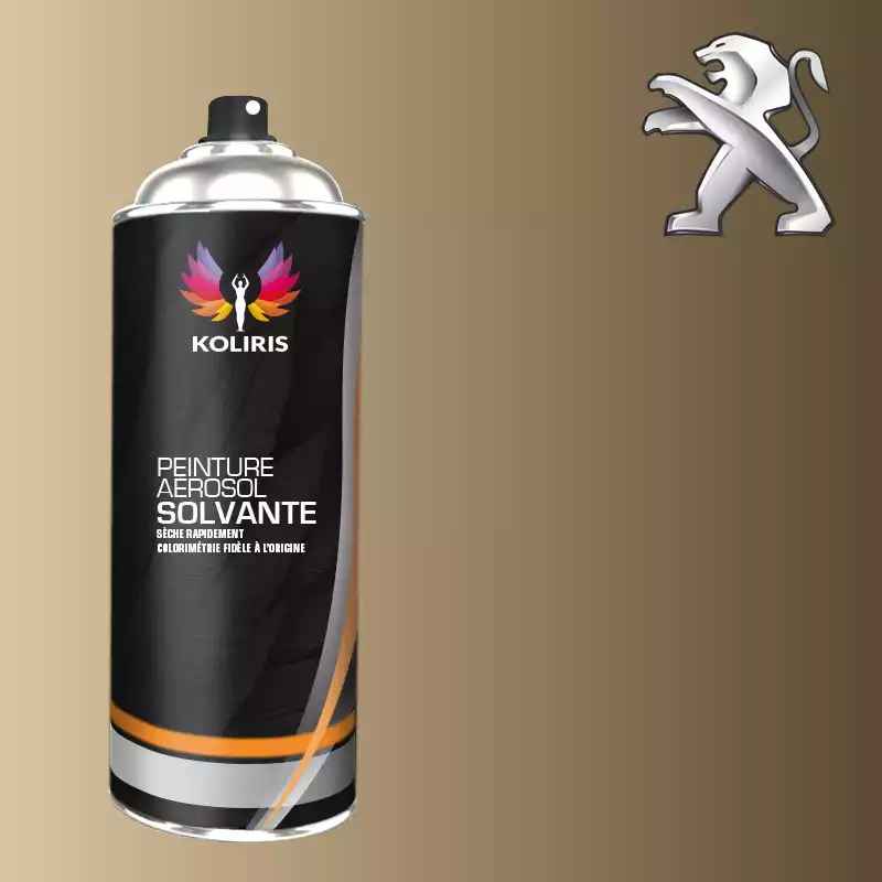 Bombe de peinture voiture solvant Peugeot 400ml