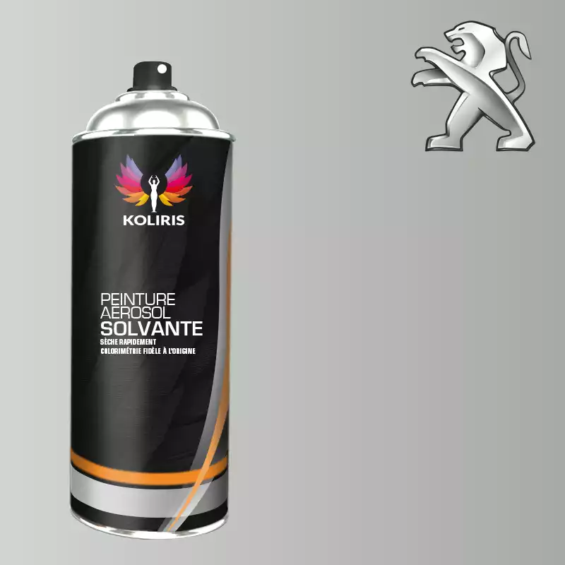 Bombe de peinture voiture solvant Peugeot 400ml