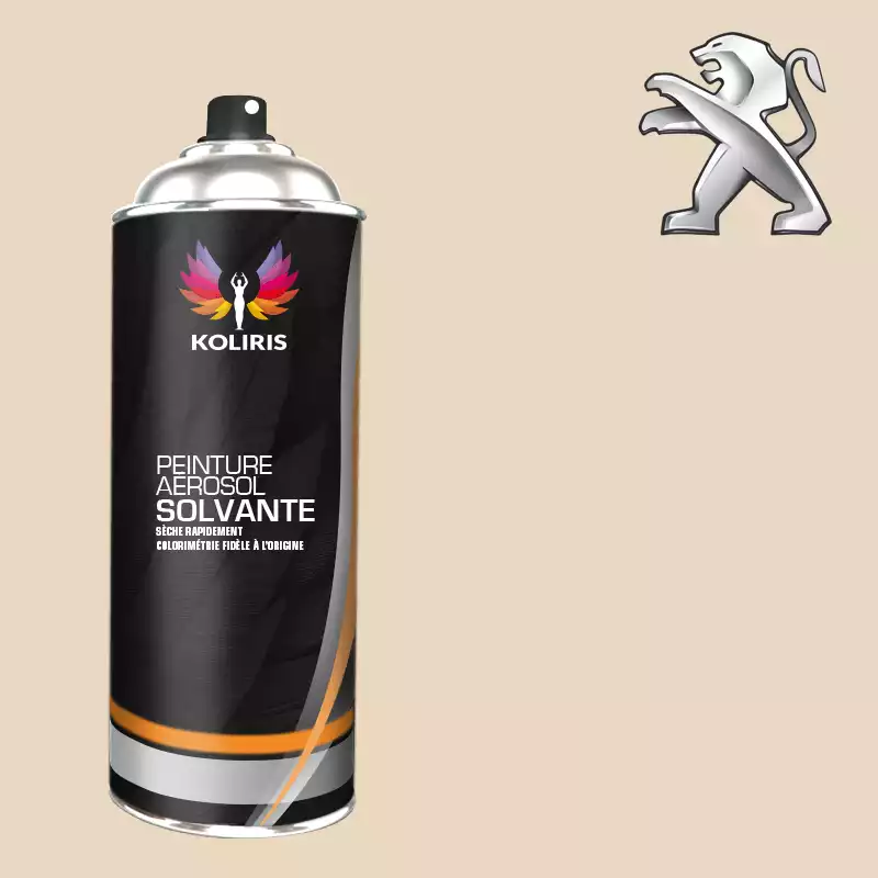 Bombe de peinture voiture solvant Peugeot 400ml