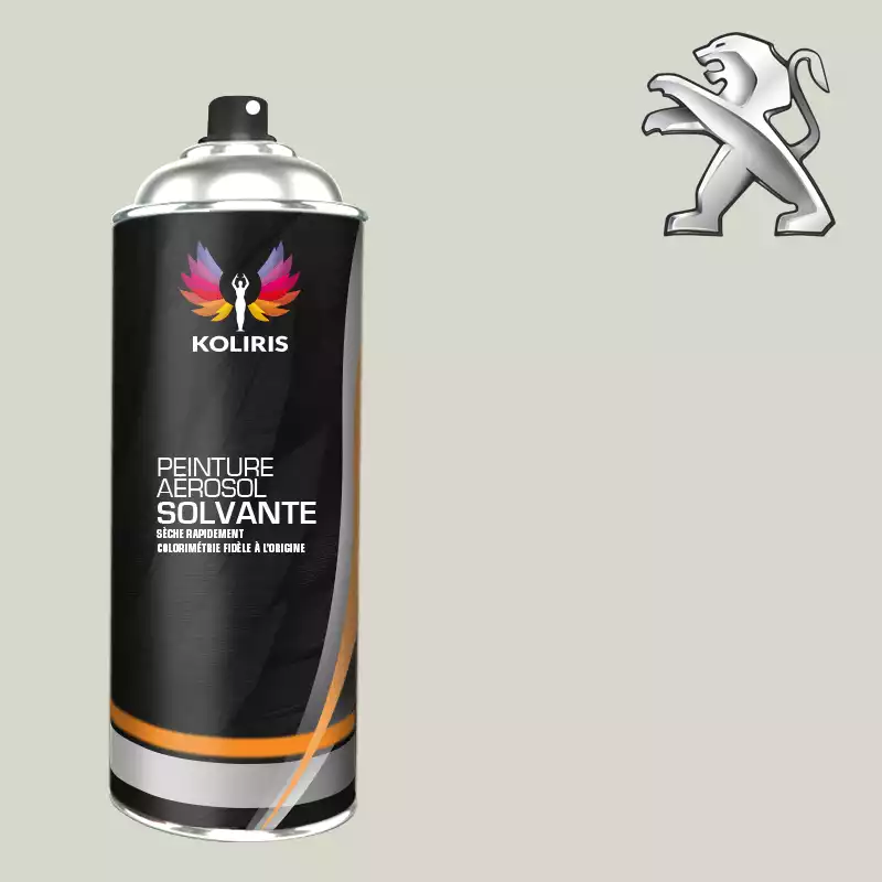 Bombe de peinture voiture solvant Peugeot 400ml