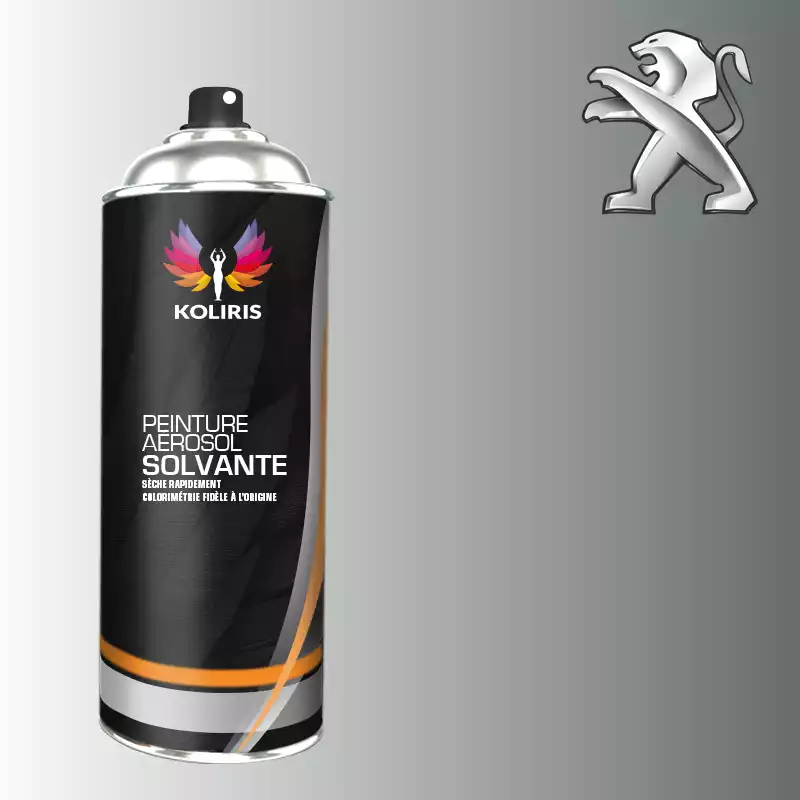 Bombe de peinture voiture solvant Peugeot 400ml