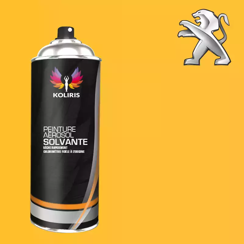 Bombe de peinture voiture solvant Peugeot 400ml