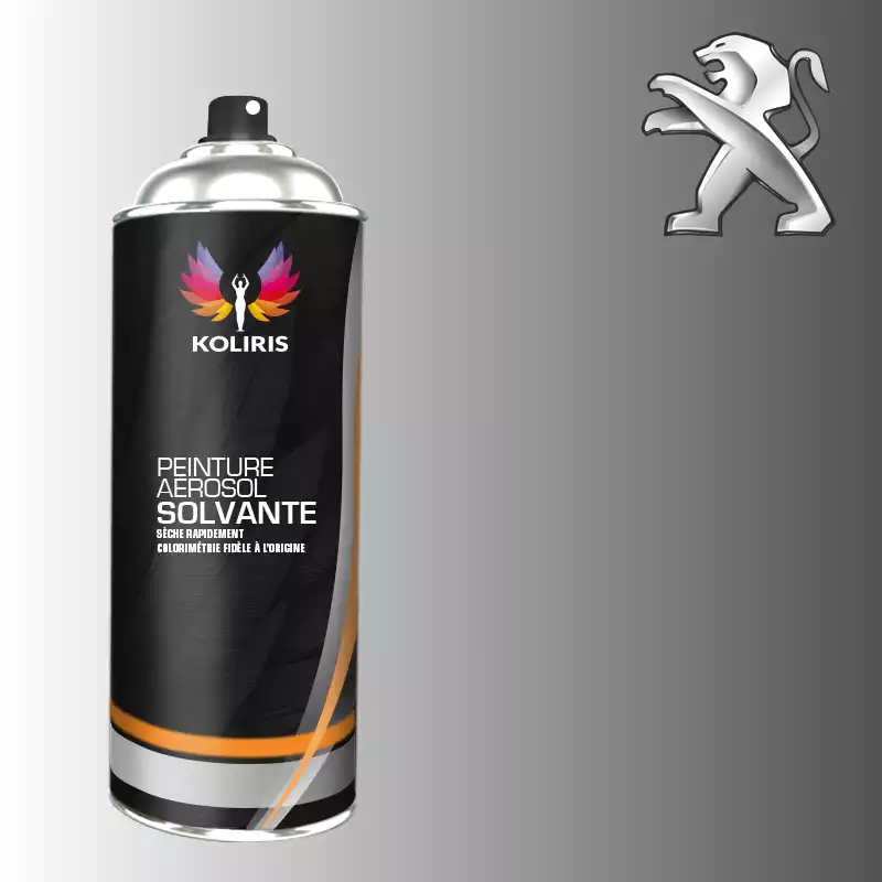 Bombe de peinture voiture solvant Peugeot 400ml