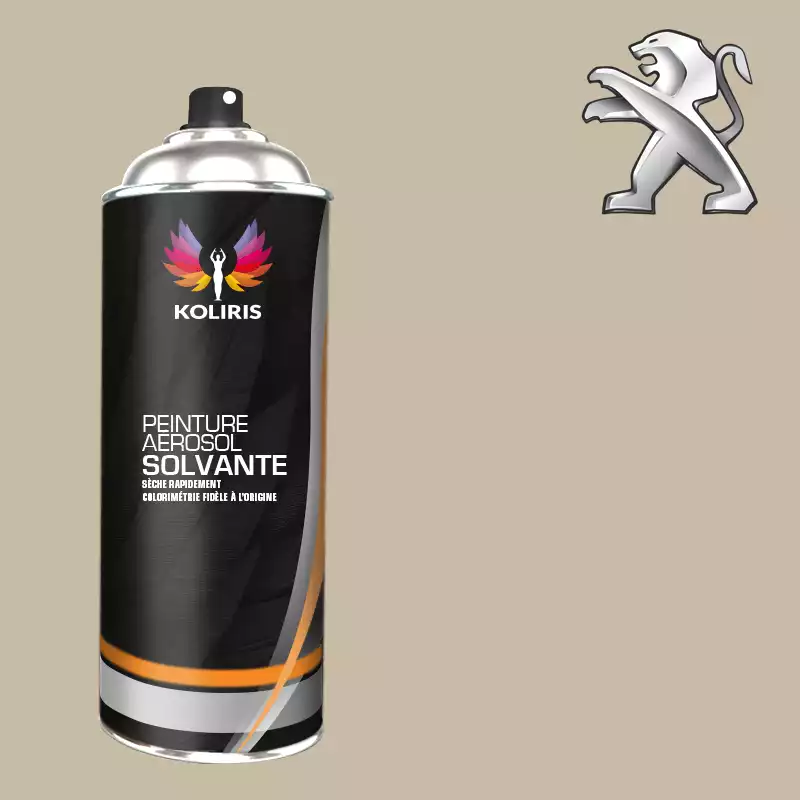 Bombe de peinture voiture solvant Peugeot 400ml