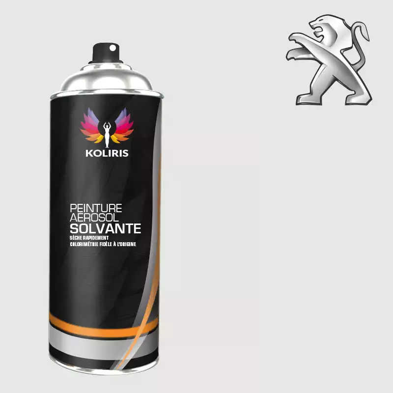 Bombe de peinture voiture solvant Peugeot 400ml