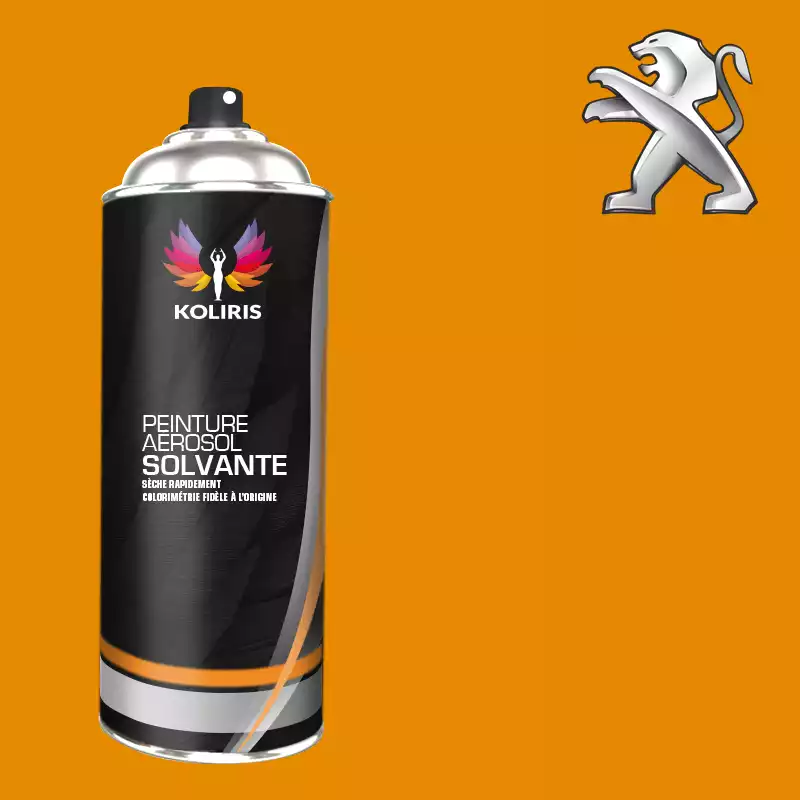 Bombe de peinture voiture solvant Peugeot 400ml