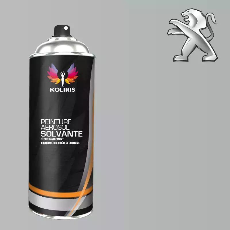 Bombe de peinture voiture solvant Peugeot 400ml