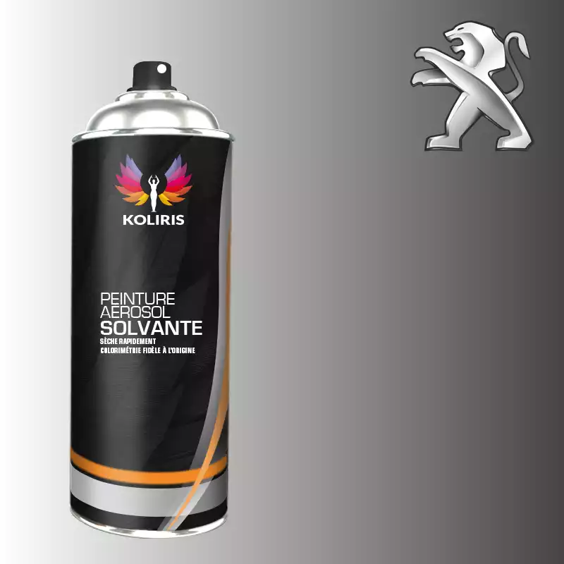 Bombe de peinture voiture solvant Peugeot 400ml