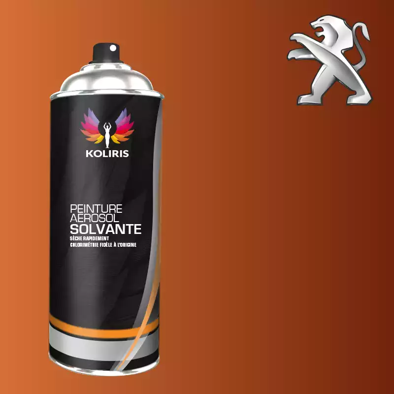 Bombe de peinture voiture solvant Peugeot 400ml