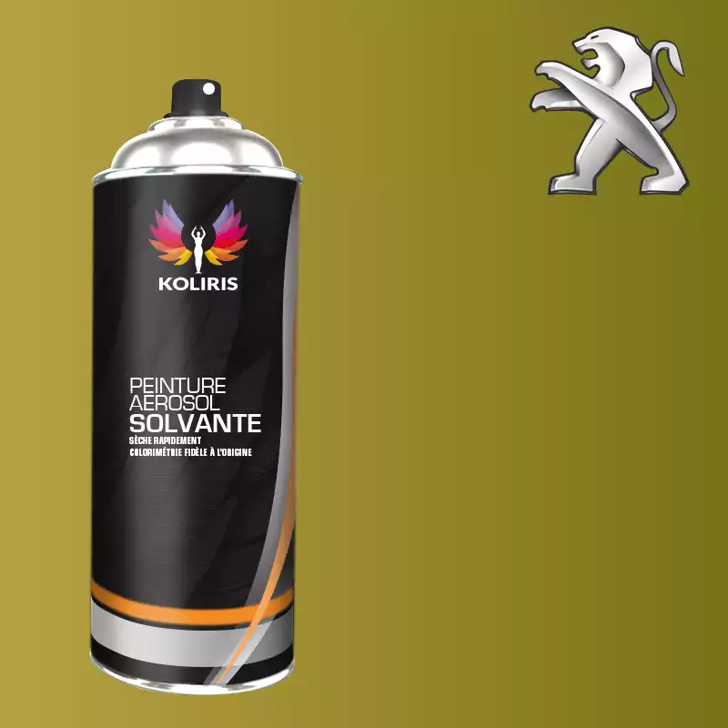 Bombe de peinture voiture solvant Peugeot 400ml