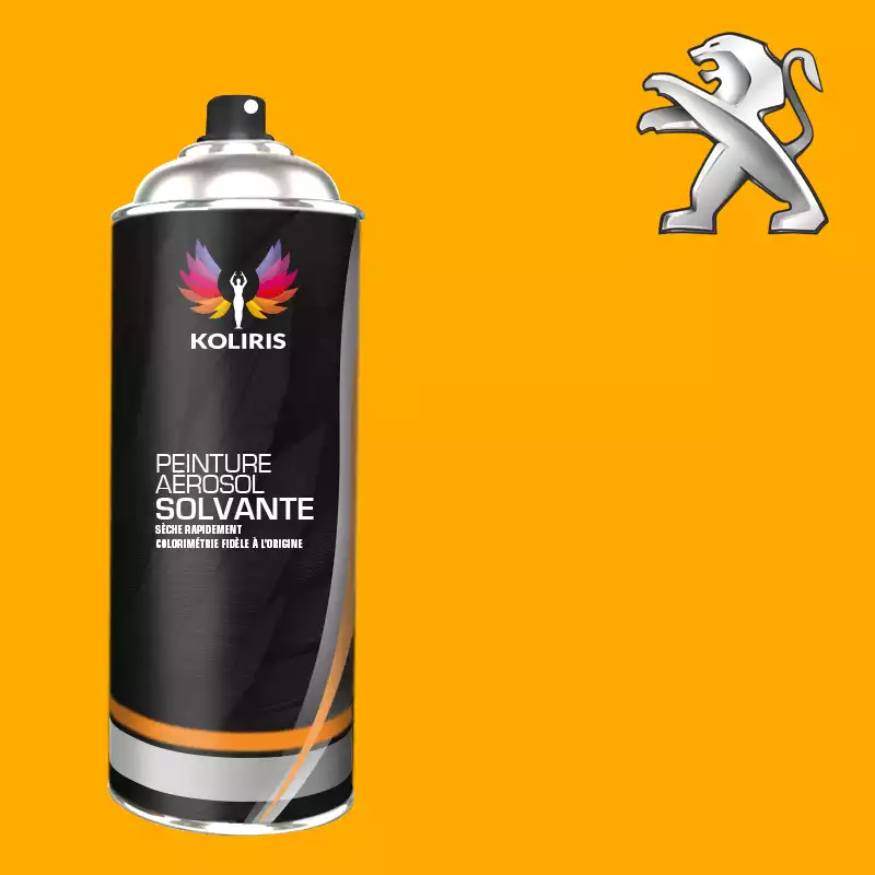 Bombe de peinture voiture solvant Peugeot 400ml