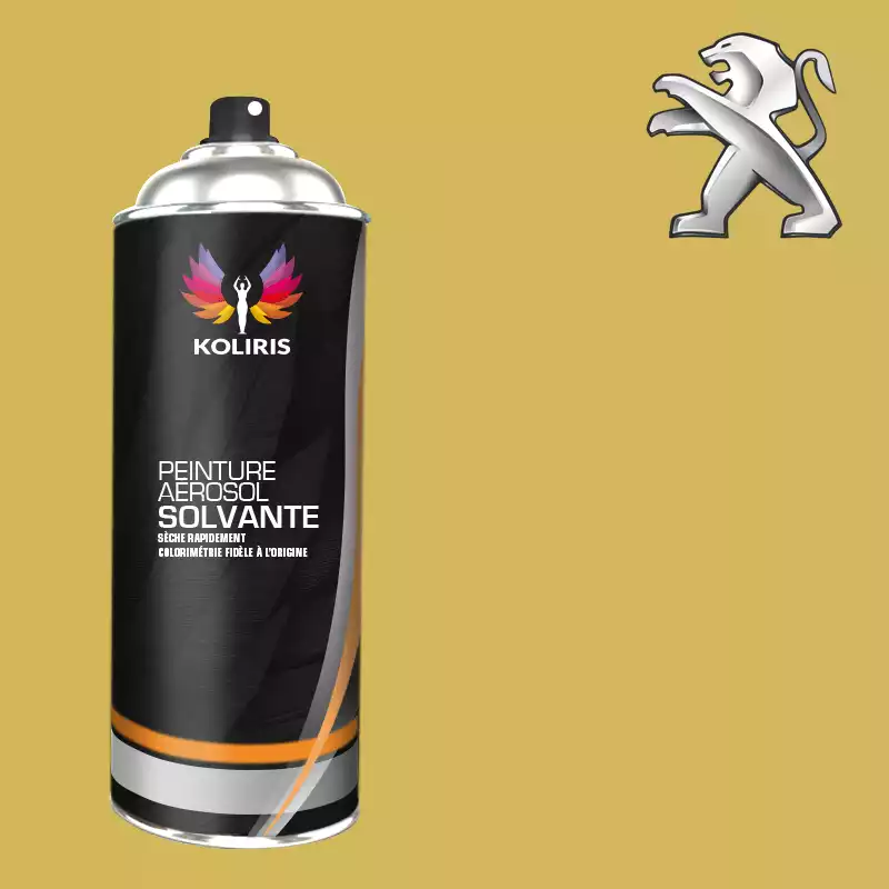 Bombe de peinture voiture solvant Peugeot 400ml