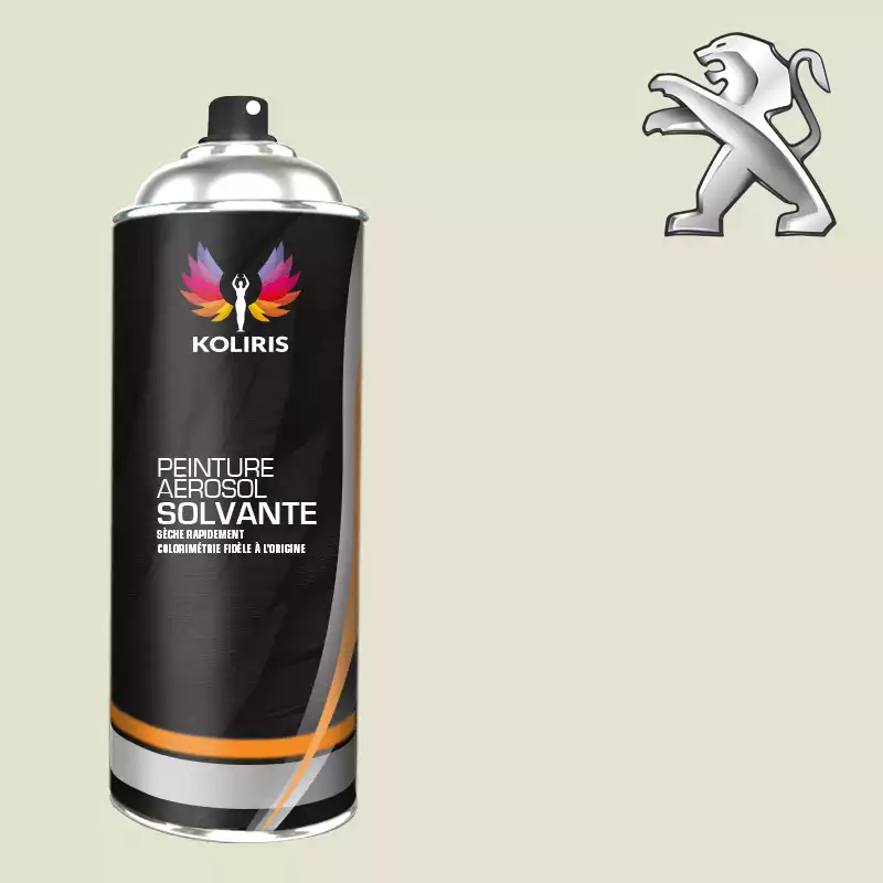 Bombe de peinture voiture solvant Peugeot 400ml