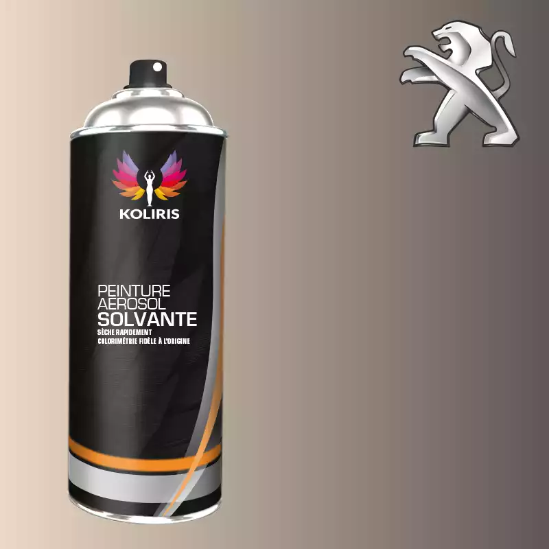 Bombe de peinture voiture solvant Peugeot 400ml