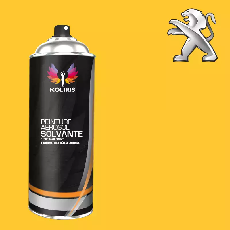 Bombe de peinture voiture solvant Peugeot 400ml