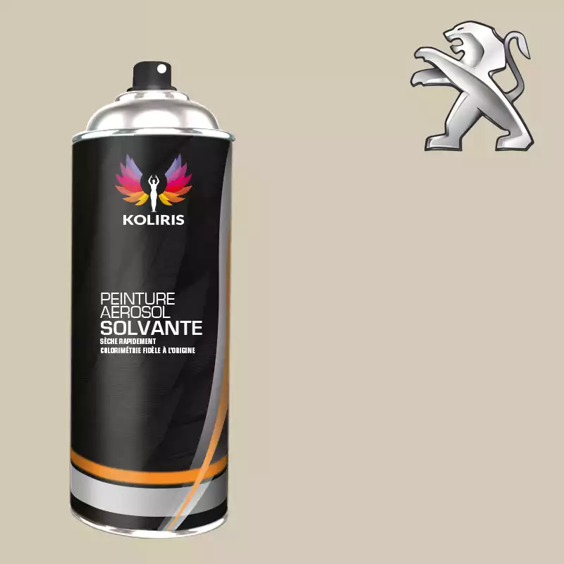 Bombe de peinture voiture solvant Peugeot 400ml