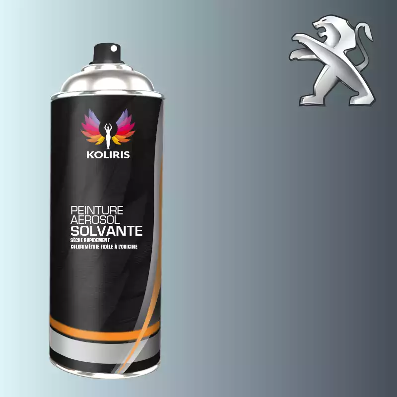 Bombe de peinture voiture solvant Peugeot 400ml