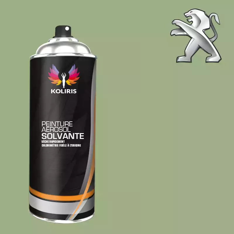 Bombe de peinture voiture solvant Peugeot 400ml