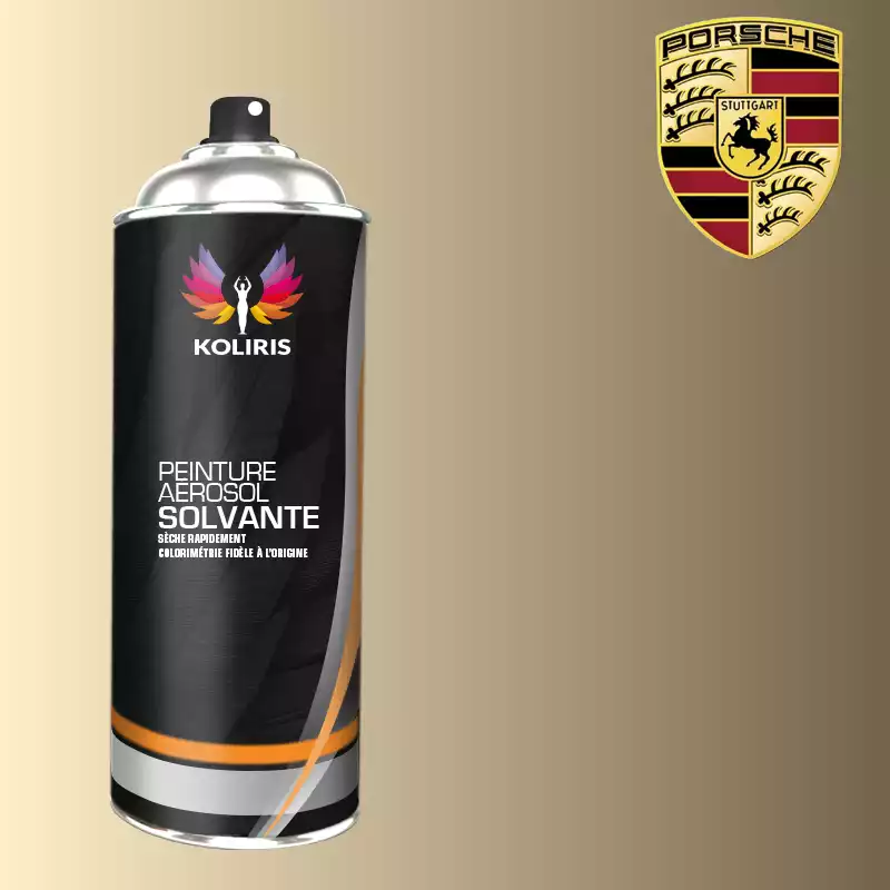 Bombe de peinture voiture solvant Porsche 400ml