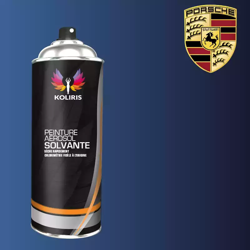 Bombe de peinture voiture solvant Porsche 400ml