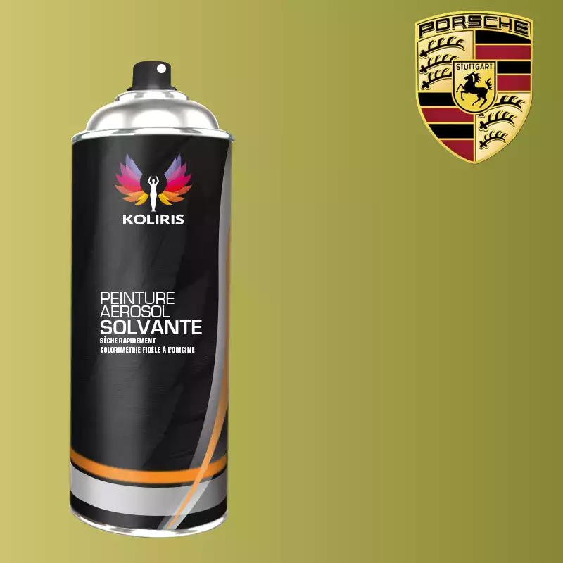 Bombe de peinture voiture solvant Porsche 400ml