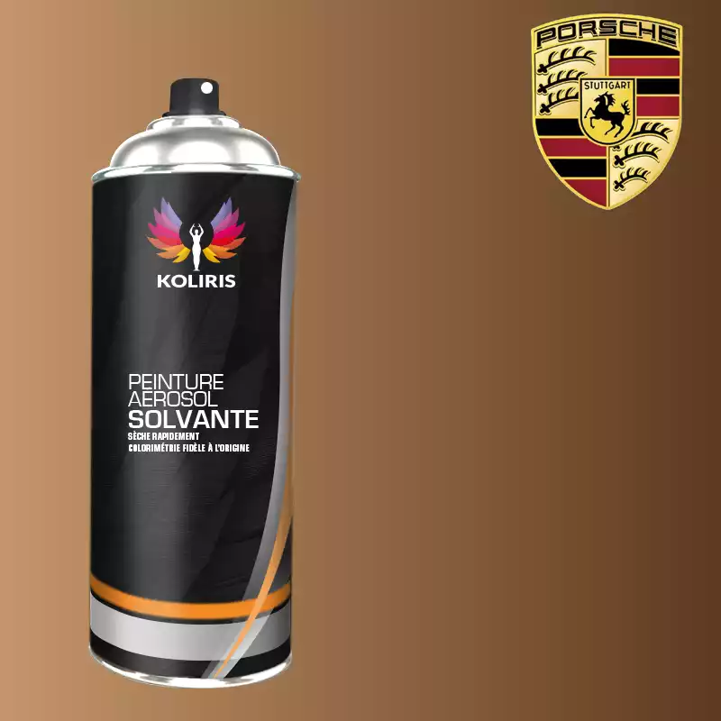 Bombe de peinture voiture solvant Porsche 400ml