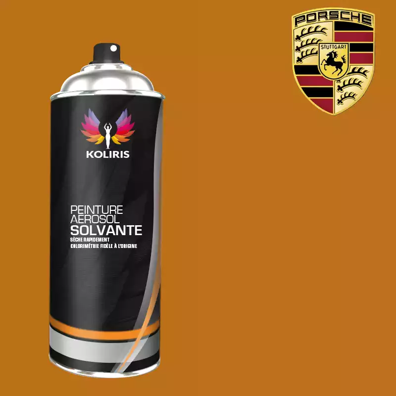 Bombe de peinture voiture solvant Porsche 400ml